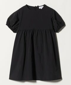 green label relaxing / グリーンレーベル リラクシング ロング・マキシ丈ワンピース | バックリボン タッサー ワンピース / キッズ 100cm-130cm