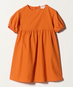 green label relaxing / グリーンレーベル リラクシング ロング・マキシ丈ワンピース | バックリボン タッサー ワンピース / キッズ 100cm-130cm