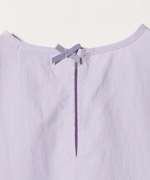 green label relaxing / グリーンレーベル リラクシング ロング・マキシ丈ワンピース | バックリボン タッサー ワンピース / キッズ 100cm-130cm | 詳細11