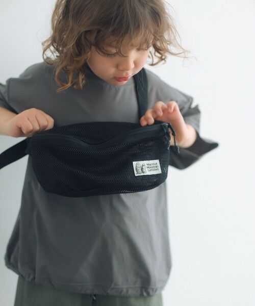 green label relaxing / グリーンレーベル リラクシング ショルダーバッグ | ＜Marmot＞エムエムダブリュー メッシュ ウエストポーチ（2L） / キッズ（BLACK）