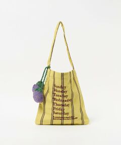 green label relaxing / グリーンレーベル リラクシング トートバッグ | 【別注】＜beej＞チャーム付き ストライプ トートバッグ / キッズ