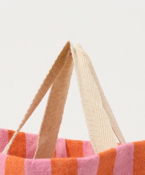 green label relaxing / グリーンレーベル リラクシング トートバッグ | 【別注】＜beej＞チャーム付き ストライプ トートバッグ / キッズ | 詳細10