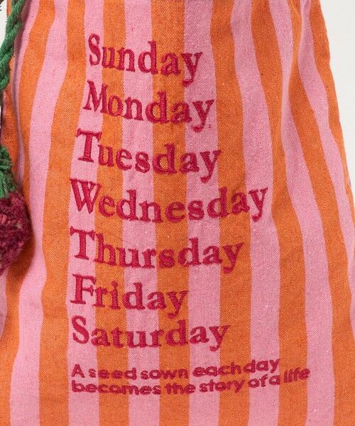 green label relaxing / グリーンレーベル リラクシング トートバッグ | 【別注】＜beej＞チャーム付き ストライプ トートバッグ / キッズ | 詳細12