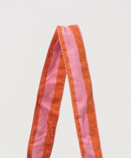 green label relaxing / グリーンレーベル リラクシング トートバッグ | 【別注】＜beej＞チャーム付き ストライプ トートバッグ / キッズ | 詳細4