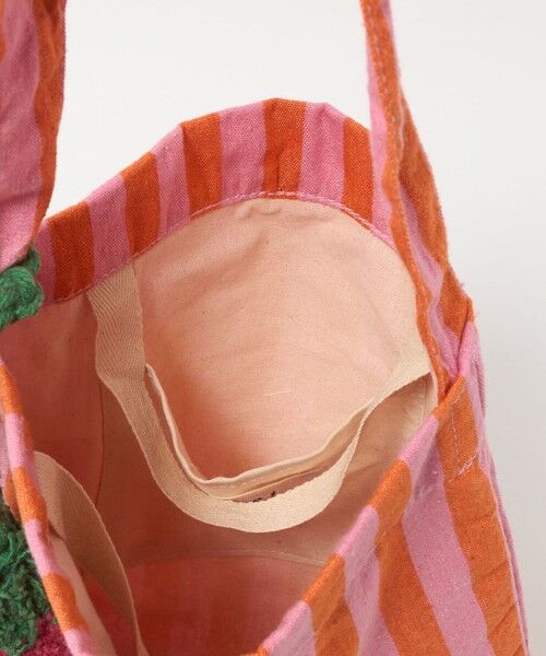 green label relaxing / グリーンレーベル リラクシング トートバッグ | 【別注】＜beej＞チャーム付き ストライプ トートバッグ / キッズ | 詳細7