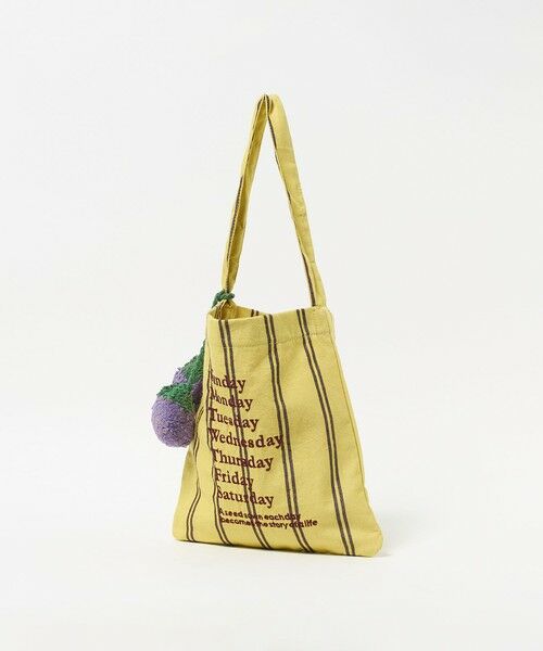 green label relaxing / グリーンレーベル リラクシング トートバッグ | 【別注】＜beej＞チャーム付き ストライプ トートバッグ / キッズ | 詳細14
