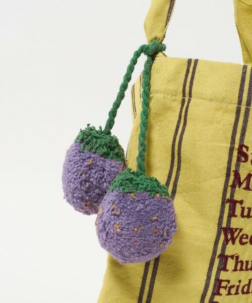 green label relaxing / グリーンレーベル リラクシング トートバッグ | 【別注】＜beej＞チャーム付き ストライプ トートバッグ / キッズ | 詳細17