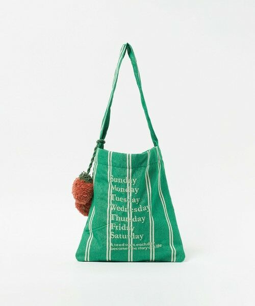 green label relaxing / グリーンレーベル リラクシング トートバッグ | 【別注】＜beej＞チャーム付き ストライプ トートバッグ / キッズ | 詳細20