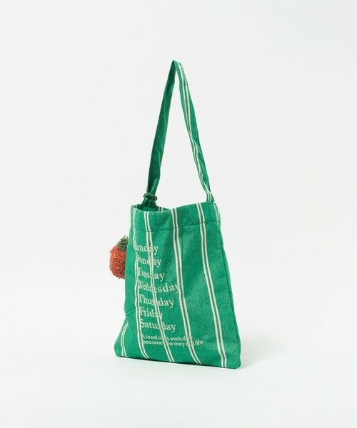 green label relaxing / グリーンレーベル リラクシング トートバッグ | 【別注】＜beej＞チャーム付き ストライプ トートバッグ / キッズ | 詳細21
