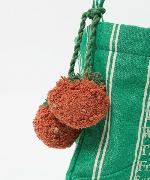 green label relaxing / グリーンレーベル リラクシング トートバッグ | 【別注】＜beej＞チャーム付き ストライプ トートバッグ / キッズ | 詳細24