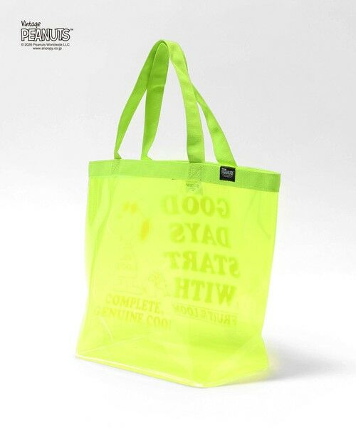 green label relaxing / グリーンレーベル リラクシング トートバッグ | 【別注】＜FRUIT OF THE LOOM×PEANUTS＞ PVC トートバッグ / キッズ | 詳細2