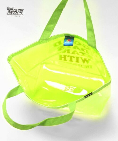 green label relaxing / グリーンレーベル リラクシング トートバッグ | 【別注】＜FRUIT OF THE LOOM×PEANUTS＞ PVC トートバッグ / キッズ | 詳細4