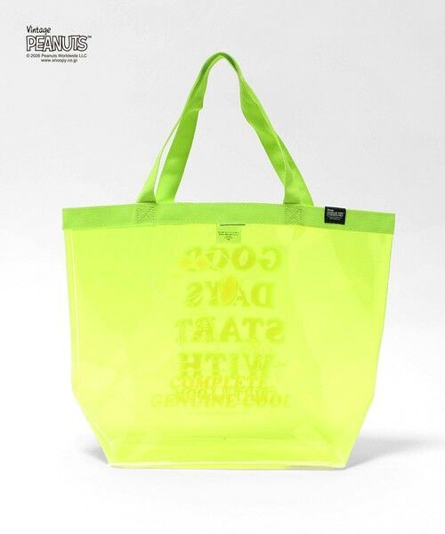 green label relaxing / グリーンレーベル リラクシング トートバッグ | 【別注】＜FRUIT OF THE LOOM×PEANUTS＞ PVC トートバッグ / キッズ | 詳細1