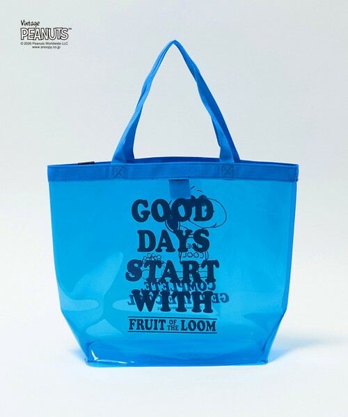 green label relaxing / グリーンレーベル リラクシング トートバッグ | 【別注】＜FRUIT OF THE LOOM×PEANUTS＞ PVC トートバッグ / キッズ | 詳細8