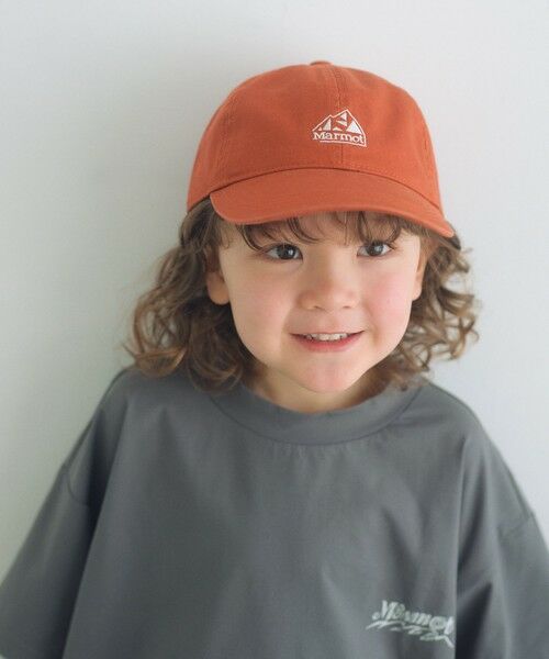 green label relaxing / グリーンレーベル リラクシング キャップ | ＜Marmot＞クラシック ロゴ キャップ / キッズ（ORANGE）