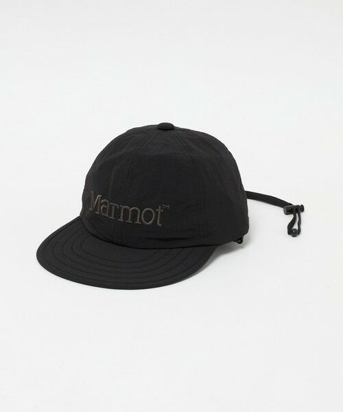 green label relaxing / グリーンレーベル リラクシング キャップ | 【別注】＜Marmot＞ロングビル キャップ（BLACK）