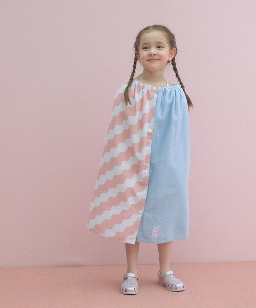 green label relaxing / グリーンレーベル リラクシング 水着・スイムグッズ | マキタオル バイカラー 70cm/ キッズ | 詳細9