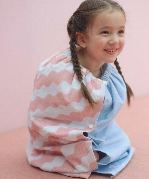 green label relaxing / グリーンレーベル リラクシング 水着・スイムグッズ | マキタオル バイカラー 70cm/ キッズ（LT.BLUE）