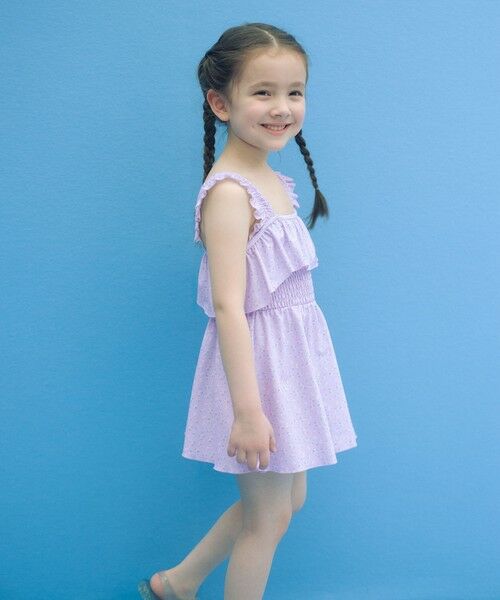 green label relaxing / グリーンレーベル リラクシング 水着・スイムグッズ | コバナガラ スイム ワンピース / 水着 / キッズ 100cm-130cm(LILAC)