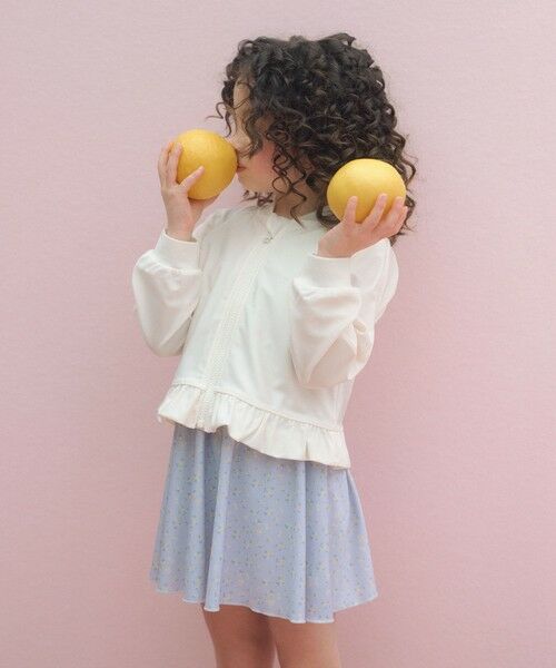 green label relaxing / グリーンレーベル リラクシング 水着・スイムグッズ | フレア マエアキ ラッシュガード/ キッズ 100cm-130cm | 詳細1