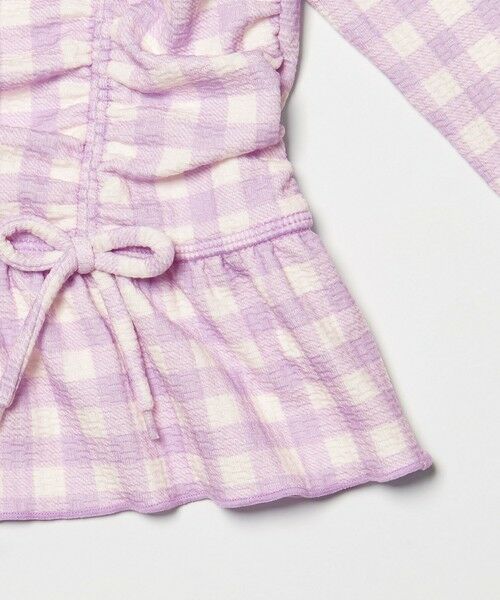 green label relaxing / グリーンレーベル リラクシング 水着・スイムグッズ | GLR ギンガム ラッシュガード セット / 水着 / キッズ 100cm-130cm | 詳細20