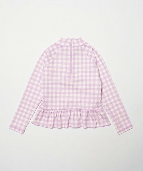 green label relaxing / グリーンレーベル リラクシング 水着・スイムグッズ | GLR ギンガム ラッシュガード セット / 水着 / キッズ 100cm-130cm | 詳細17