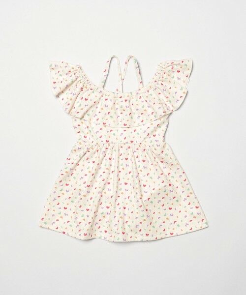 green label relaxing / グリーンレーベル リラクシング 水着・スイムグッズ | ラッフルスイムワンピース マルチモチーフ / 水着 / キッズ 100cm-130cm | 詳細6