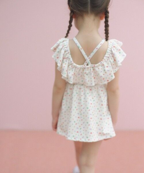 green label relaxing / グリーンレーベル リラクシング 水着・スイムグッズ | ラッフルスイムワンピース マルチモチーフ / 水着 / キッズ 100cm-130cm | 詳細2