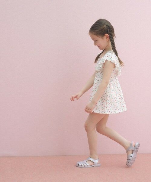 green label relaxing / グリーンレーベル リラクシング 水着・スイムグッズ | ラッフルスイムワンピース マルチモチーフ / 水着 / キッズ 100cm-130cm | 詳細4