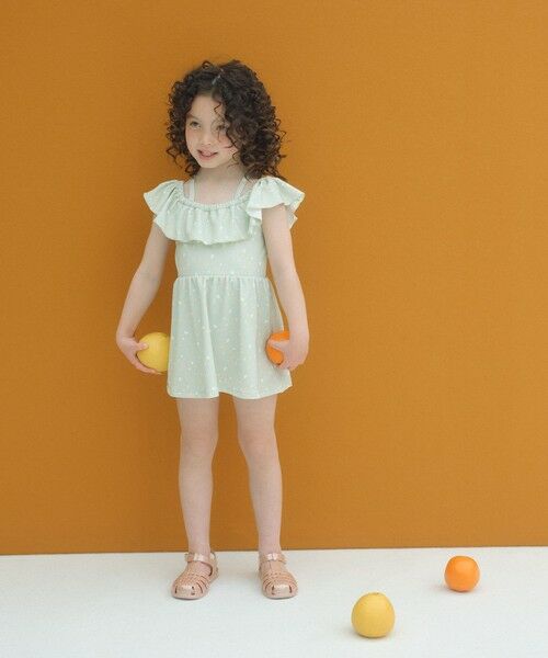 green label relaxing / グリーンレーベル リラクシング 水着・スイムグッズ | ラッフルスイムワンピース マルチモチーフ / 水着 / キッズ 100cm-130cm | 詳細11