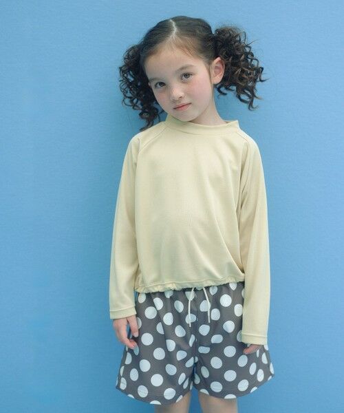 green label relaxing / グリーンレーベル リラクシング 水着・スイムグッズ | UNI ラッシュセット / 水着 / キッズ 100cm-130cm(YELLOW)