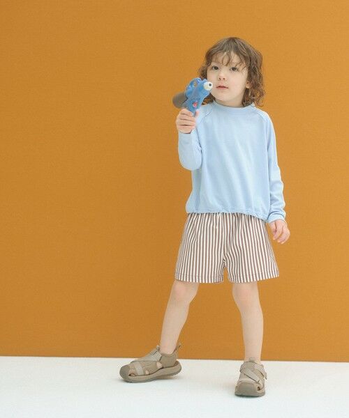 green label relaxing / グリーンレーベル リラクシング 水着・スイムグッズ | UNI ラッシュセット / 水着 / キッズ 100cm-130cm(LT.BLUE)