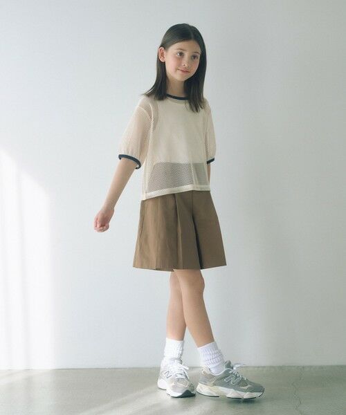 green label relaxing / グリーンレーベル リラクシング カットソー | メッシュTシャツ＋タンクトップ セット / キッズ  140cm-160cm | 詳細1