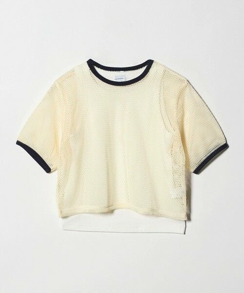 green label relaxing / グリーンレーベル リラクシング カットソー | メッシュTシャツ＋タンクトップ セット / キッズ  140cm-160cm | 詳細2