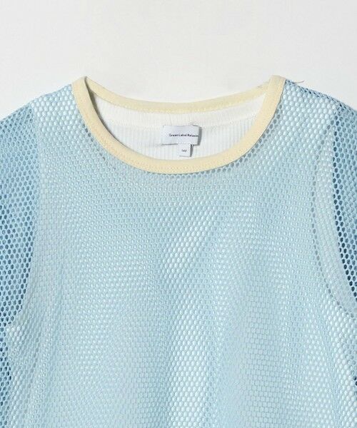green label relaxing / グリーンレーベル リラクシング カットソー | メッシュTシャツ＋タンクトップ セット / キッズ  140cm-160cm | 詳細8