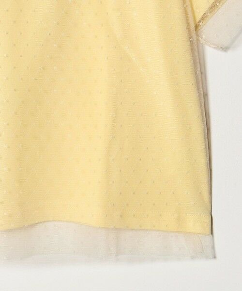 green label relaxing / グリーンレーベル リラクシング カットソー | チュール ドッキング  Tシャツ / キッズ 140cm-160cm | 詳細12
