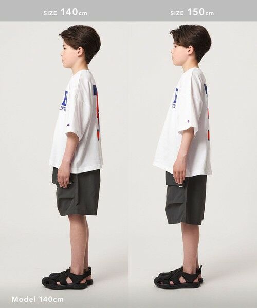 green label relaxing / グリーンレーベル リラクシング カットソー | ＜Champion＞ボストン ショートスリーブ Tシャツ / キッズ 140cm-160cm | 詳細4