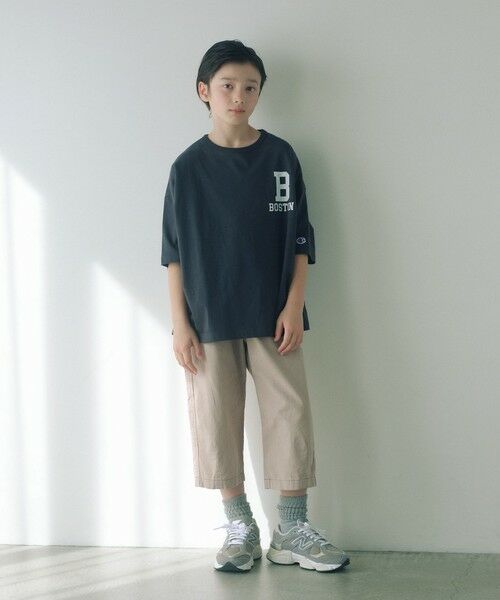 green label relaxing / グリーンレーベル リラクシング カットソー | ＜Champion＞ボストン ショートスリーブ Tシャツ / キッズ 140cm-160cm | 詳細7