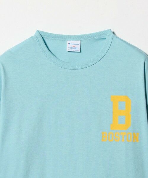 green label relaxing / グリーンレーベル リラクシング カットソー | ＜Champion＞ボストン ショートスリーブ Tシャツ / キッズ 140cm-160cm | 詳細24