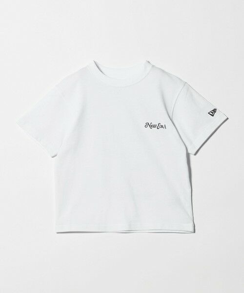 green label relaxing / グリーンレーベル リラクシング カットソー | 【WEB限定】＜NEW ERA＞ロゴ Tシャツ / キッズ 130cmー160cm（WHITE）