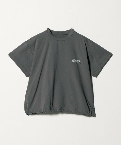 green label relaxing / グリーンレーベル リラクシング カットソー | 【別注】＜Marmot＞ラッシュ Tシャツ/ キッズ 140cm-150cm（MD.GRAY）