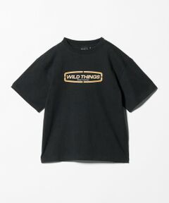 green label relaxing / グリーンレーベル リラクシング カットソー | 【別注】＜WILD THINGS＞ ロゴ ショートスリーブ Tシャツ / キッズ 140cm-160cm