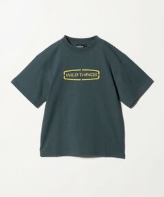 green label relaxing / グリーンレーベル リラクシング カットソー | 【別注】＜WILD THINGS＞ ロゴ ショートスリーブ Tシャツ / キッズ 140cm-160cm