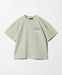 green label relaxing / グリーンレーベル リラクシング カットソー | 【別注】＜WILD THINGS＞ マウンテン ショートスリーブ Tシャツ / キッズ 140cm-160cm