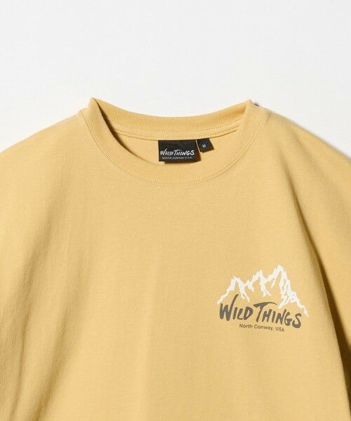 green label relaxing / グリーンレーベル リラクシング カットソー | 【別注】＜WILD THINGS＞ マウンテン ショートスリーブ Tシャツ / キッズ 140cm-160cm | 詳細8