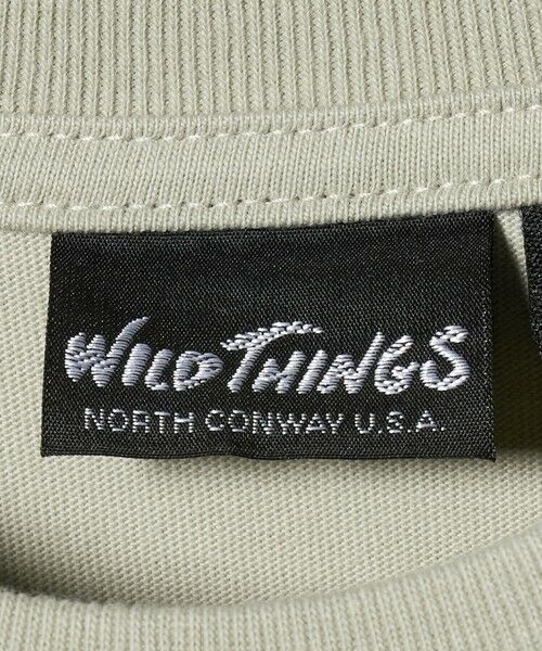 green label relaxing / グリーンレーベル リラクシング カットソー | 【別注】＜WILD THINGS＞ マウンテン ショートスリーブ Tシャツ / キッズ 140cm-160cm | 詳細21