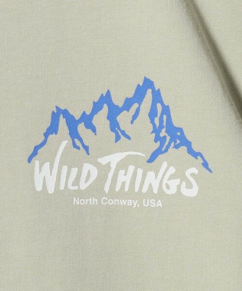 green label relaxing / グリーンレーベル リラクシング カットソー | 【別注】＜WILD THINGS＞ マウンテン ショートスリーブ Tシャツ / キッズ 140cm-160cm | 詳細13