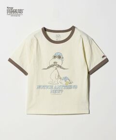 green label relaxing / グリーンレーベル リラクシング カットソー | 【別注】＜FRUIT OF THE LOOM × PEANUTS＞リンガーTシャツ / キッズ  140cm-150cm