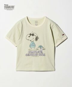 green label relaxing / グリーンレーベル リラクシング カットソー | 【別注】＜FRUIT OF THE LOOM × PEANUTS＞リンガーTシャツ / キッズ  140cm-150cm