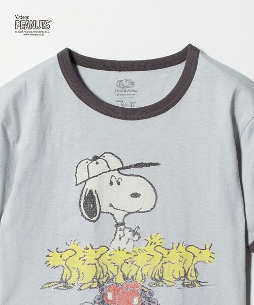 green label relaxing / グリーンレーベル リラクシング カットソー | 【別注】＜FRUIT OF THE LOOM × PEANUTS＞リンガーTシャツ / キッズ  140cm-150cm | 詳細4